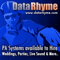 Datarhyme PA System Hire