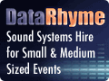 Datarhyme PA System Hire in London and SE - Concerts, Wedding, Parties Seminars, Etc..