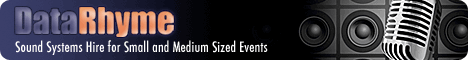 Datarhyme PA System Hire in London and SE - Concerts, Wedding, Parties Seminars, Etc..