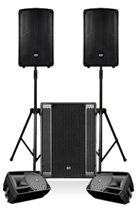 Live Band 180 PA System Hire in London