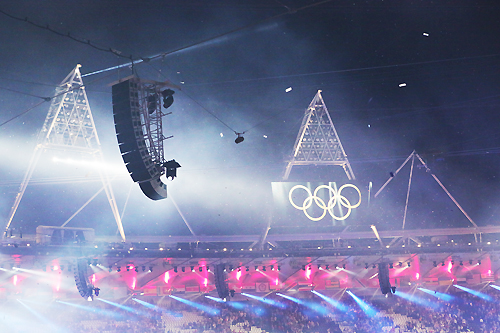 Sound at the London 2012 Olympic Games 2012LondonRingsWithArray