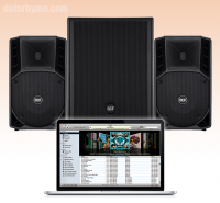 High Quality PA System Sound with MP3/AAC Music pa digital files