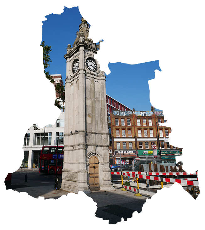 Lewisham Clock Tower - By Ethan Doyle White - Own work, CC BY-SA 4.0